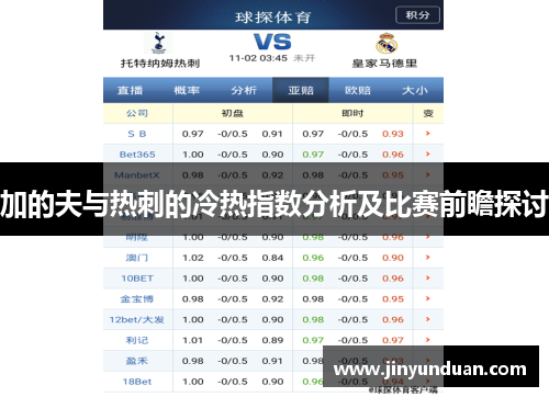 加的夫与热刺的冷热指数分析及比赛前瞻探讨